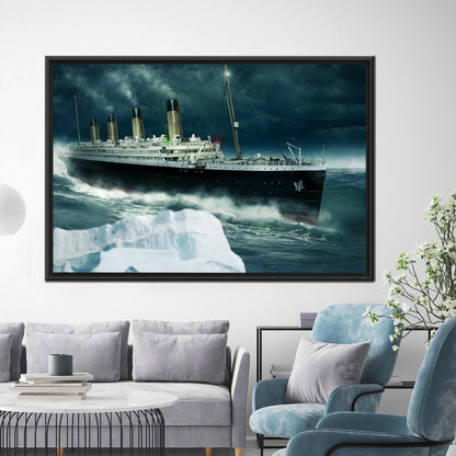 Bohemian Coastal Titanic 3D Canvas Print