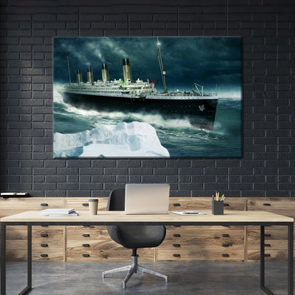 Bohemian Coastal Titanic 3D Canvas Print