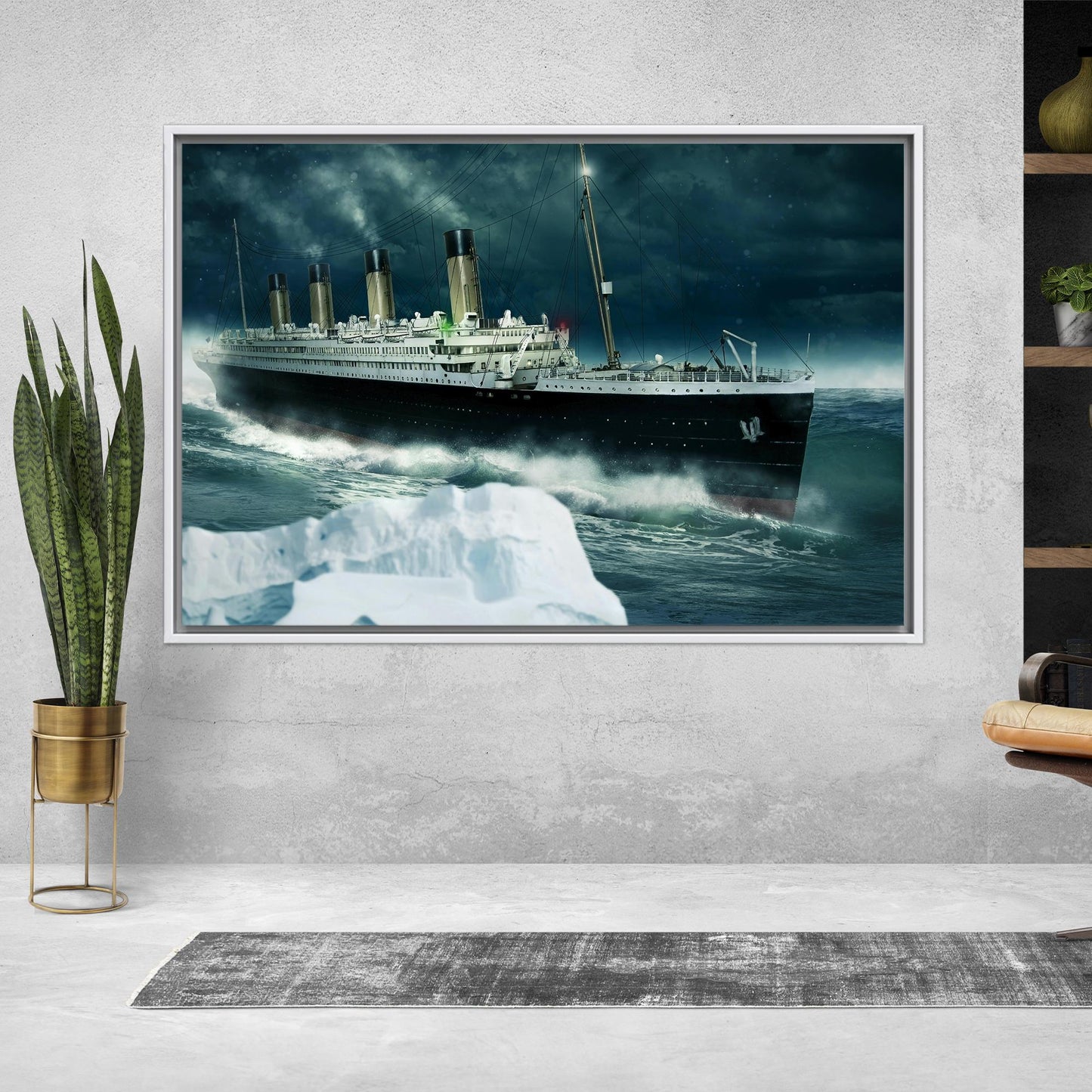 Bohemian Coastal Titanic 3D Canvas Print
