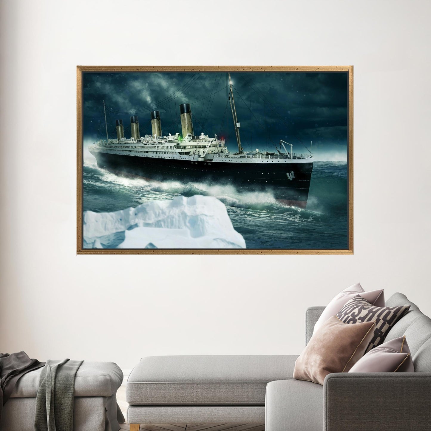 Bohemian Coastal Titanic 3D Canvas Print