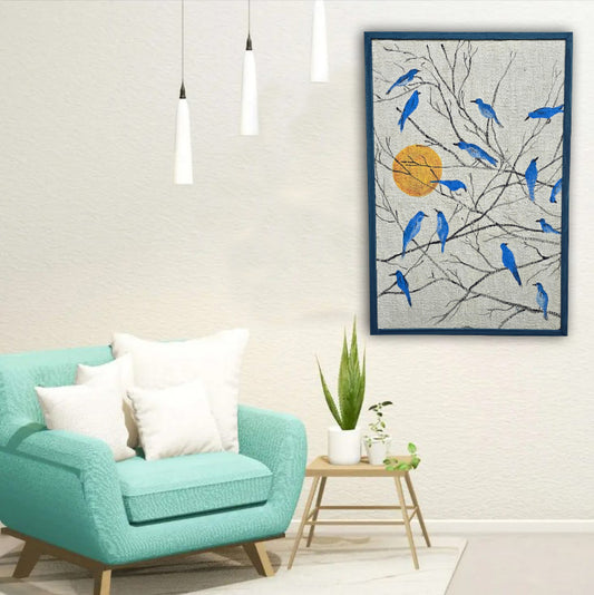 Birts in Blue — full artwork view