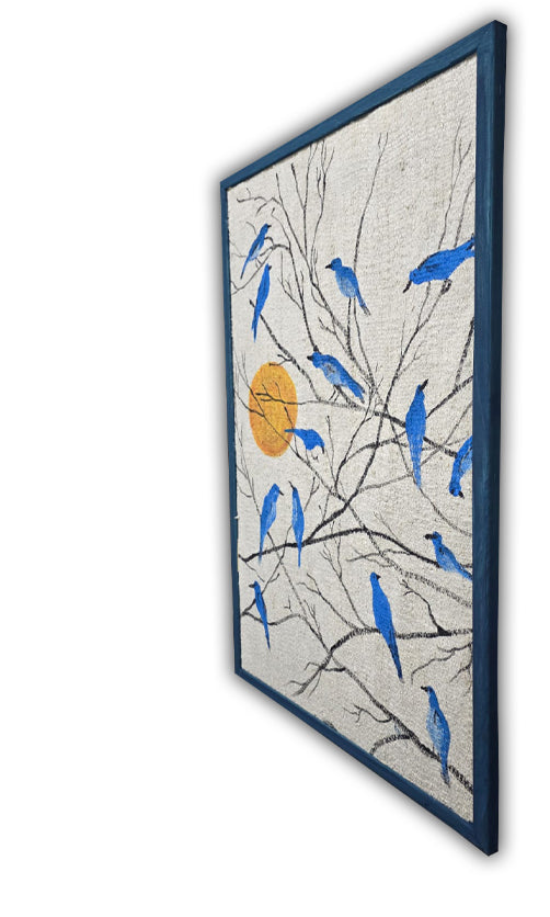 Birts in Blue — artwork detail