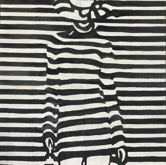 Mystique in Stripes — full artwork view