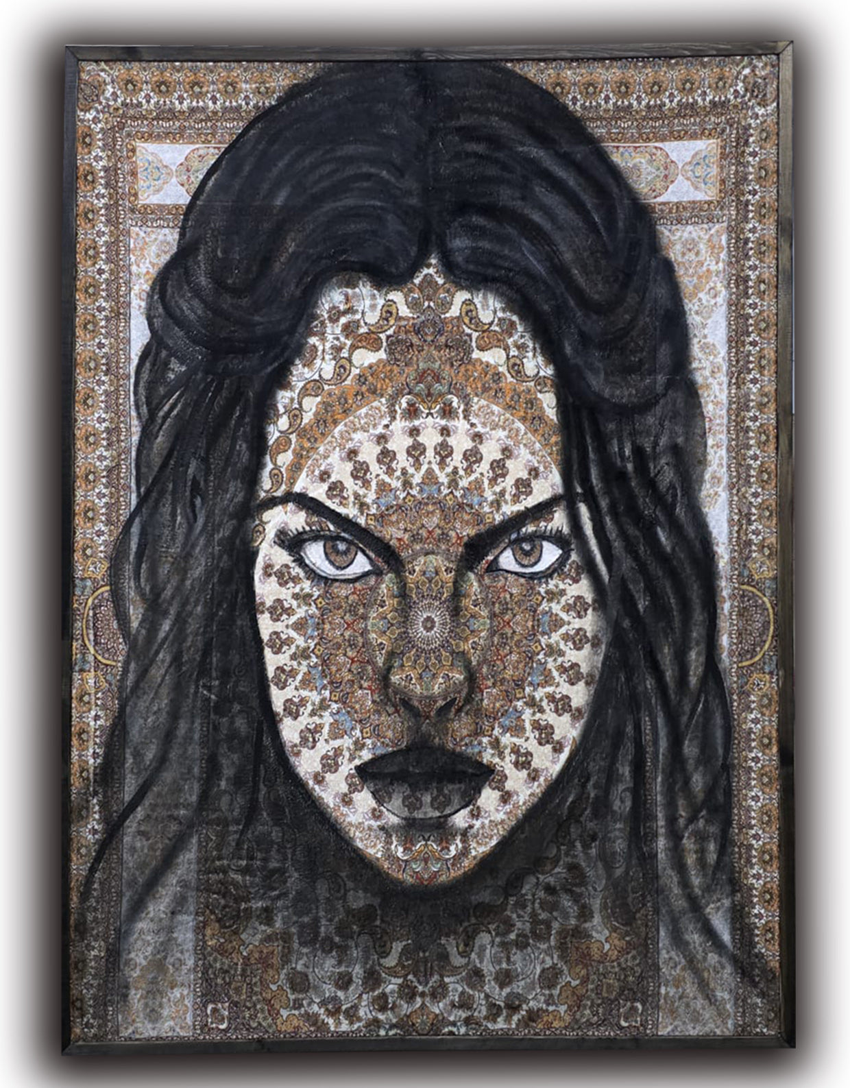 Face in the Loom — full artwork view