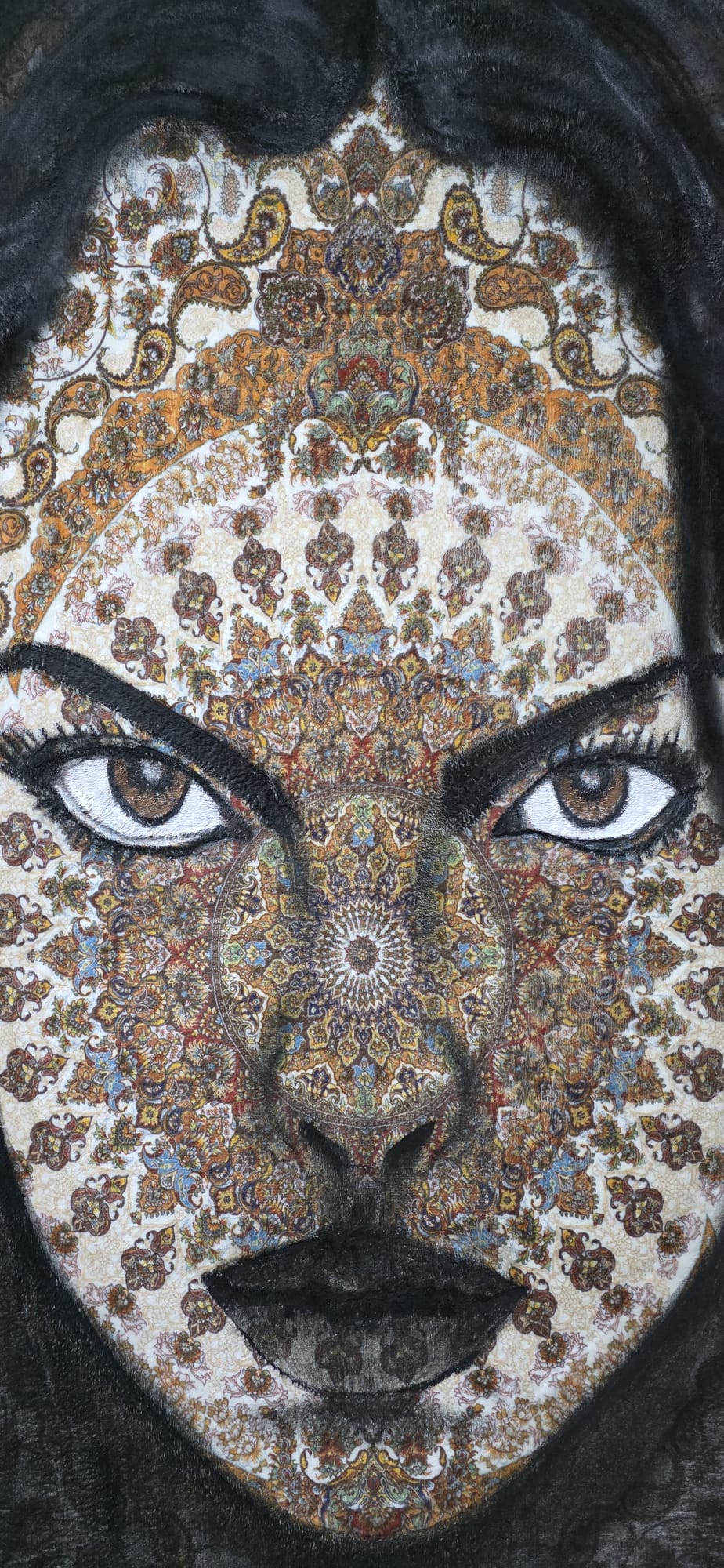 Face in the Loom — additional artwork view