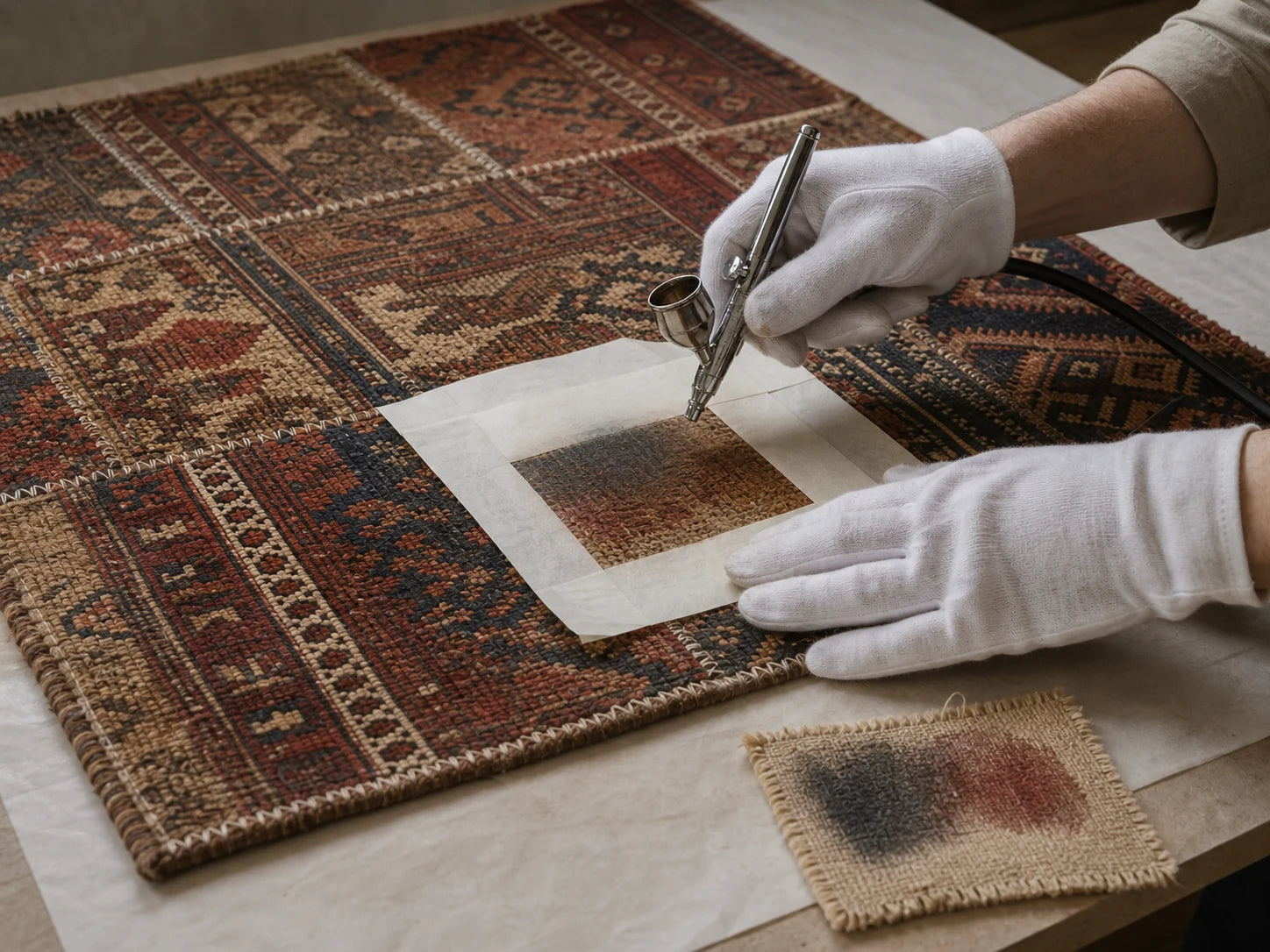 Pigment and mark